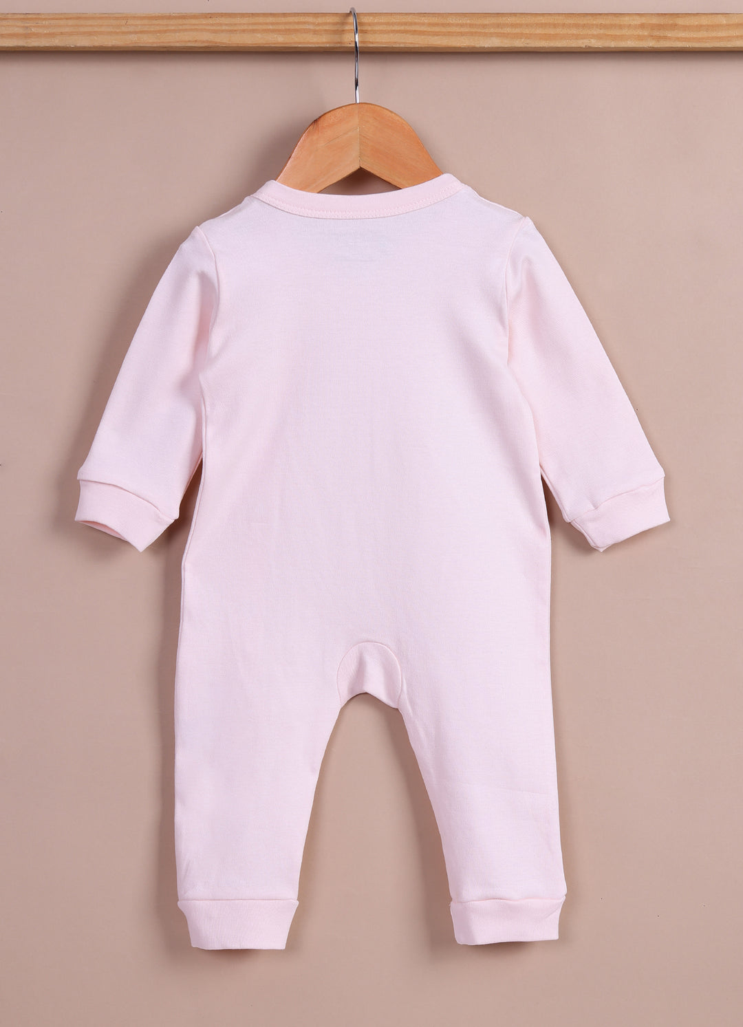 Le Pur Biocool Cotton Baby Girl All-In-One Set – Bodysuit, Sleepsuit & Cap (Peach) - LE PUR!